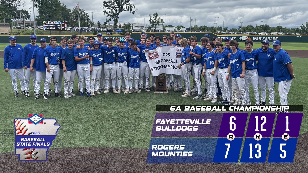 Rogers ends dream season with Class 6A baseball championship